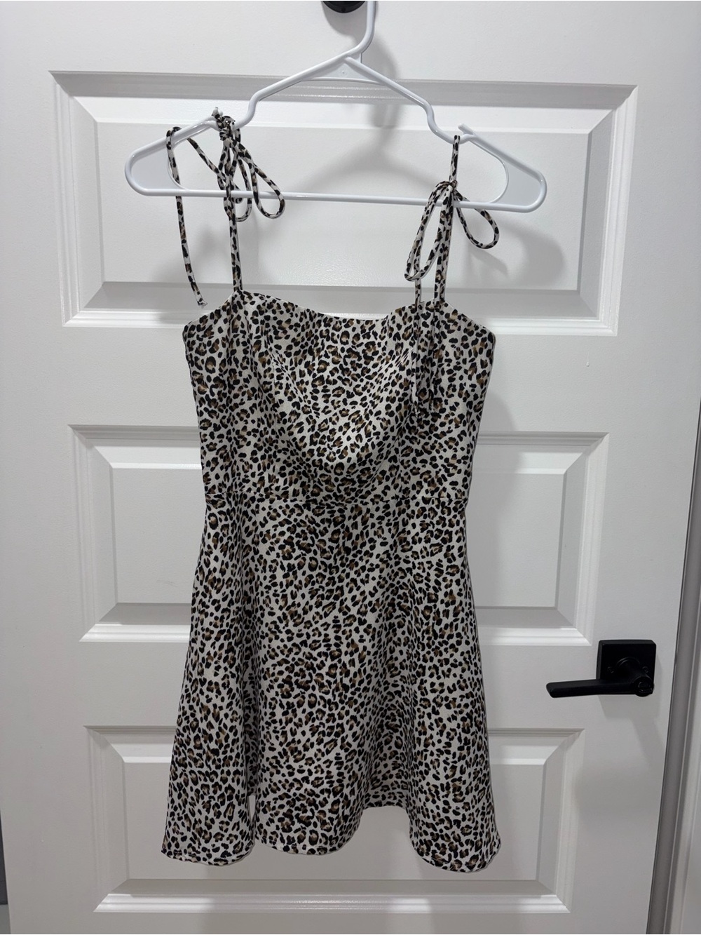 Princess Polly Leopard Print Jumpsuit Dress in White, Brown, Black